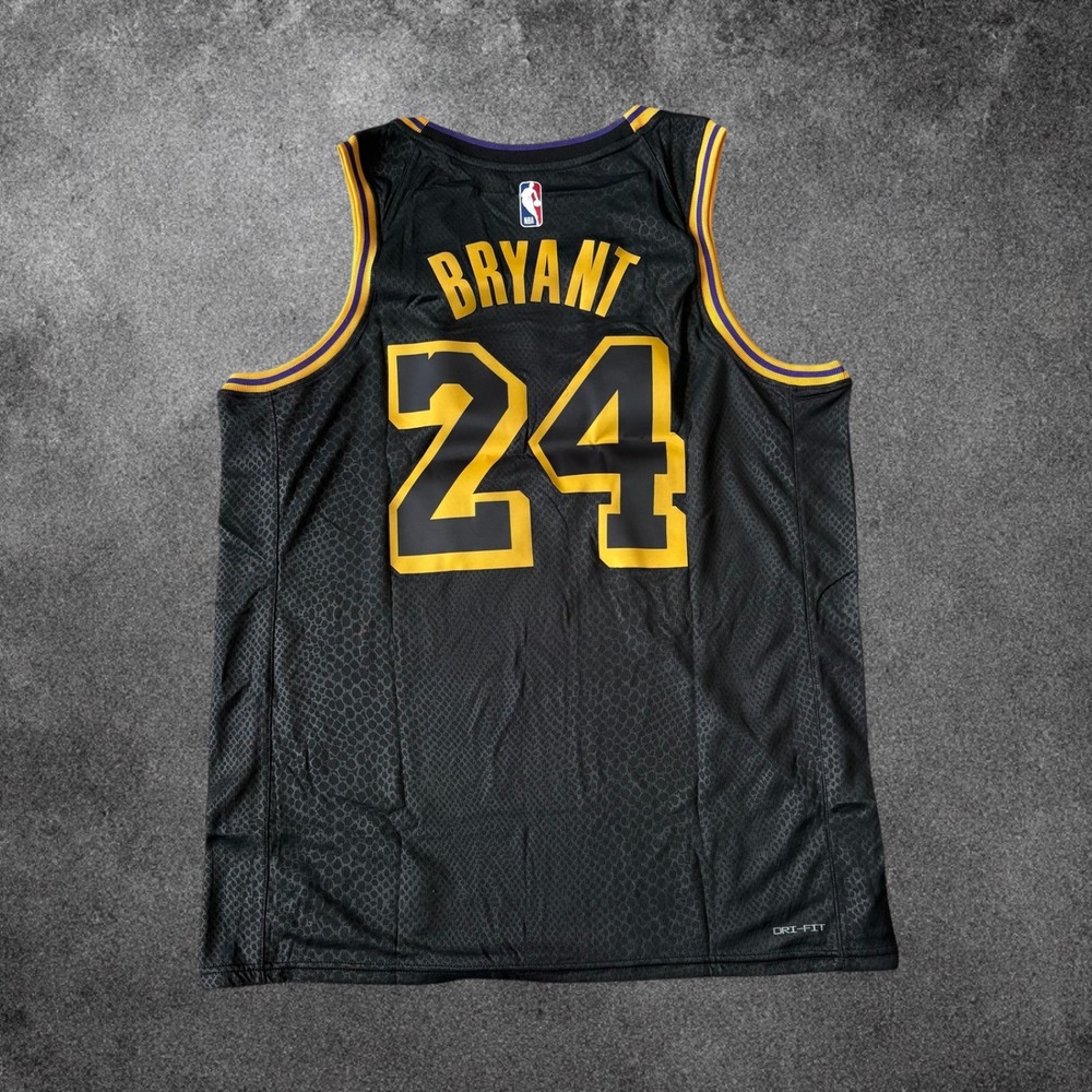 Nike Kobe Bryant Lakers Black Mamba City Edition Jersey 8 24 FN7297-010 Mens L - Picture 2 of 8